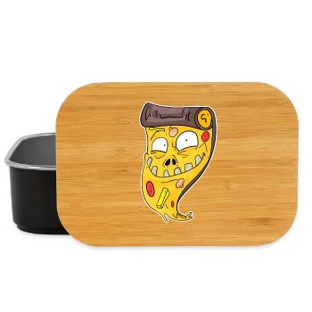 Pizza Zombie - Lunch Box - black - Front