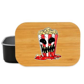 Horror Movie Horror Movie Popcorn Movie Movie Night - Lunch Box - black - Front