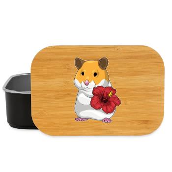 Hamster Hibiscus - Boîte à goûter - noir - Devant