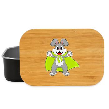 Bunny Halloween Vampire - Lunch Box - black - Front