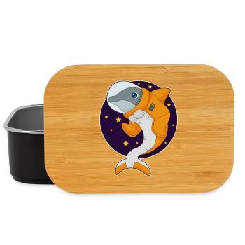 Dauphin Astronaute Espace - Boîte à goûter - noir - Devant