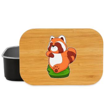 Panda roux Jogger Jogging Sport - Boîte à goûter - noir - Devant