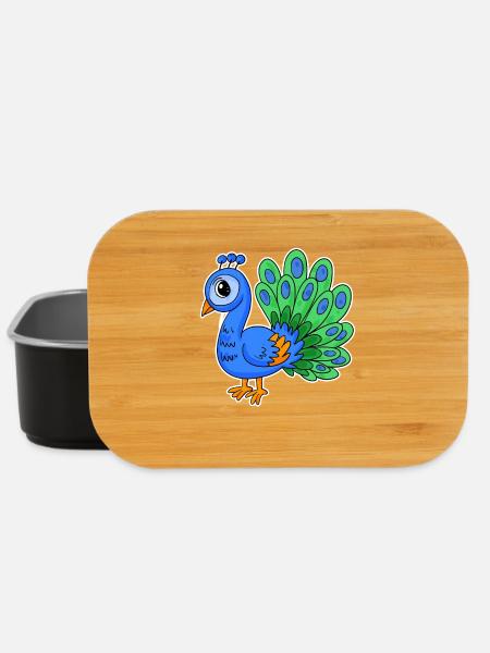 Pfau - Lunch Box - Schwarz