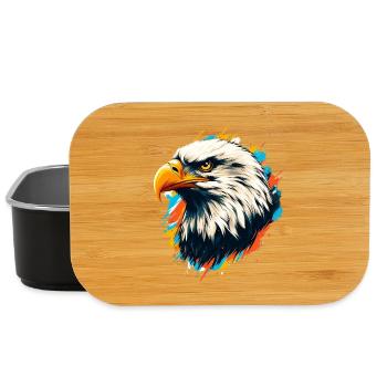 Bald Eagle - Lunch Box - black - Front