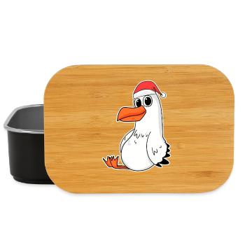 Seagull Christmas - Lunch Box - black - Front