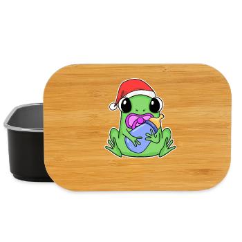 Frog Baby Christmas - Lunch Box - black - Front