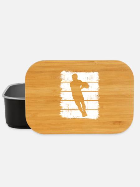 Rugby Skizze - Lunch Box - Schwarz