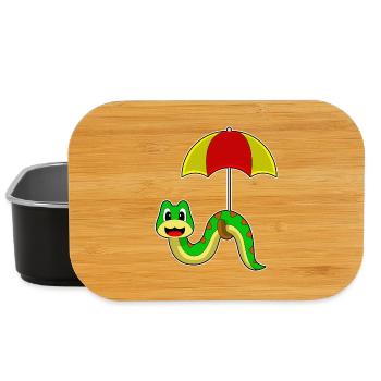 Schlange Regenschirm - Lunch Box - Schwarz - Vorne