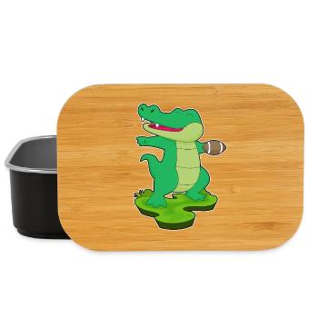 Crocodile Football Américain Sports - Boîte à goûter - noir - Devant