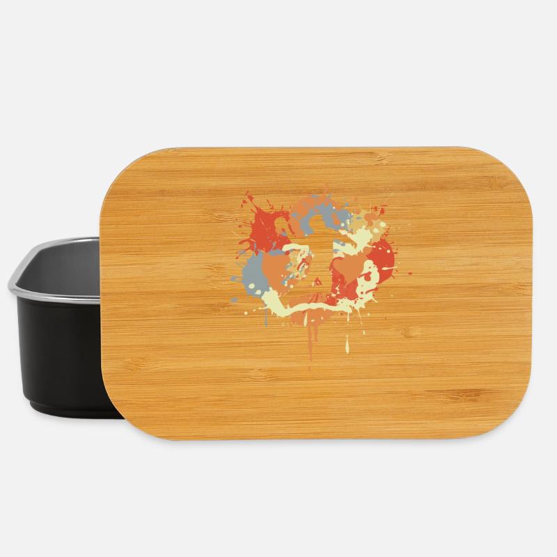 Funny handball player - Lunch Box - black