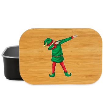 Elf Weihnachten Hip Hop Tanz - Lunch Box - Schwarz - Vorne