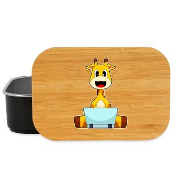 Giraffe Laptop - Lunch Box - black - Front