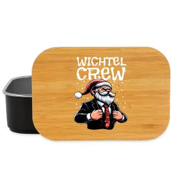 Wichtel Crew Weihnachts Gnome - Lunch Box - Schwarz - Vorne