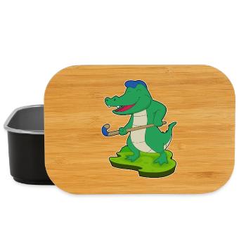 Crocodile Hockey sur gazon Crocodile Crocodile Stick de hockey sur gazon - Boîte à goûter - noir - Devant