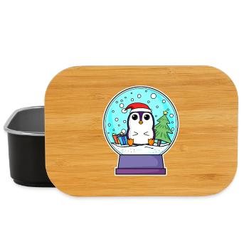 Penguin Christmas - Lunch Box - black - Front