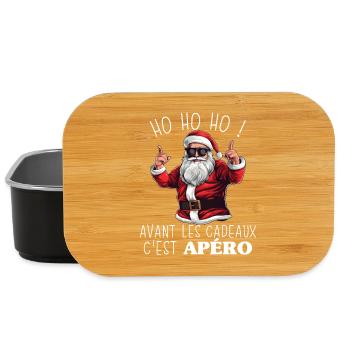 Pull Moche De Noel 2024 Homme Femme - Boîte à goûter - noir - Devant
