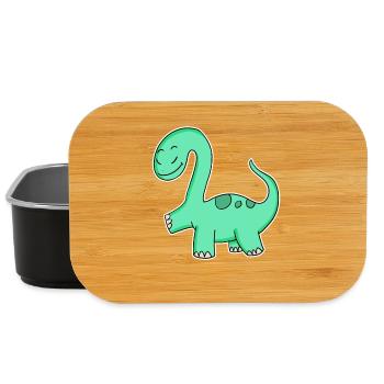Dino - Lunch Box - black - Front