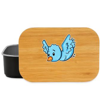 Ein blauer Vogel - Lunch Box - Schwarz - Vorne