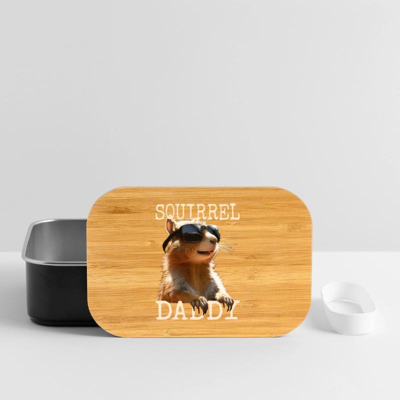 Squirrel Daddy Eichhörnchen Papa Vatertag Dad Lunch Box