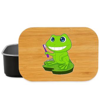 Frog Toothbrush - Lunch Box - black - Front
