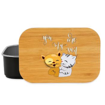 Cats, you are my Sun - Lunch Box - black - Front
