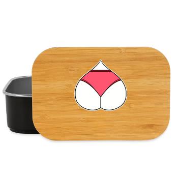 Arsch Herz Liebe - Lunch Box - Schwarz - Vorne