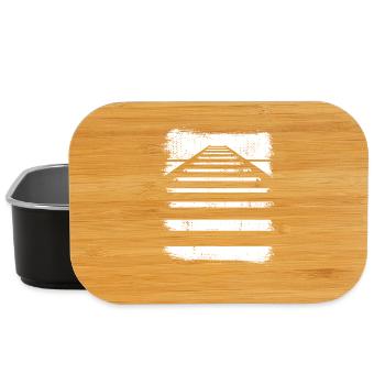 Railroad Track - Lunch Box - black - Front
