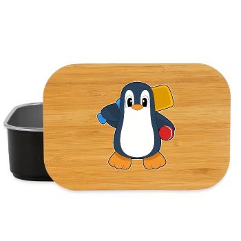 Pinguin Cricket Cricketschläger - Lunch Box - Schwarz - Vorne