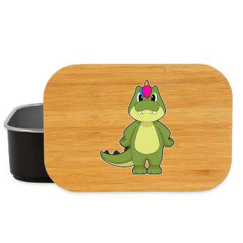 Licorne crocodile - Boîte à goûter - noir - Devant