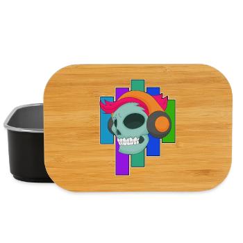 Musique casque Skull - Boîte à goûter - noir - Devant
