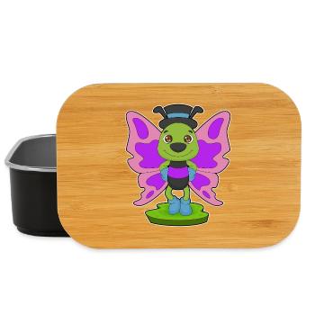 Butterfly Hat - Lunch Box - black - Front