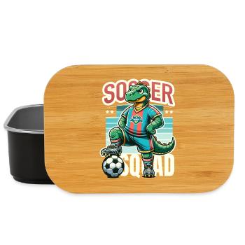 Dino Fußballer – Soccer Squad - Lunch Box - black - Front