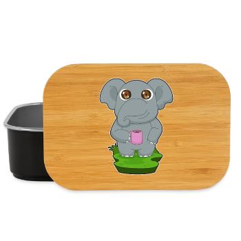 Elephant Coffee Mug - Lunch Box - black - Front