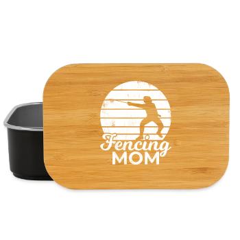 Mom Fencer - Lunch Box - black - Front