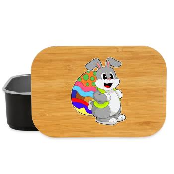 École de Pâques Bunny - Boîte à goûter - noir - Devant