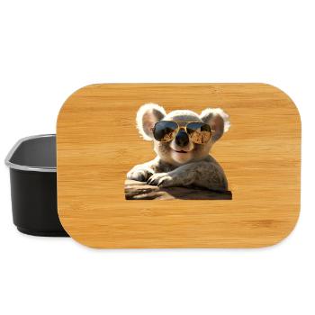 Koala Australia Koalas Koala Bear Cute Koala Bear - Lunch Box - black - Front