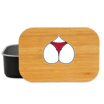 Arsch Herz Liebe - Lunch Box - Schwarz - Vorne
