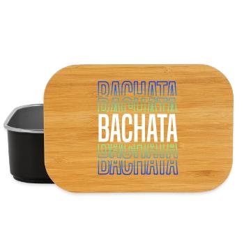Bachata Schriftzug für Sensual Tanzen - Lunch Box - Schwarz - Vorne