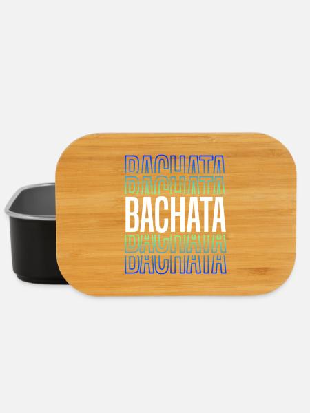 Bachata Lettering for Sensual Dancing - Lunch Box - black