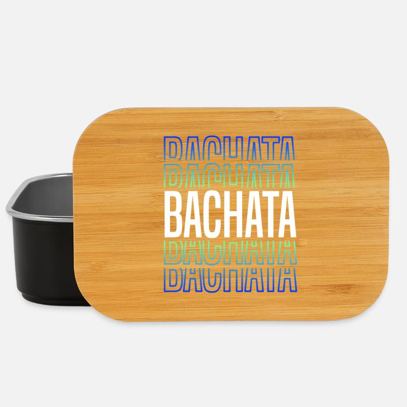 Lettrage Bachata pour une danse sensuelle - Boîte à goûter - noir