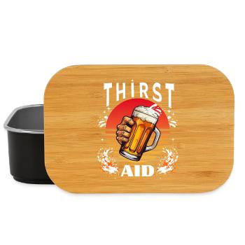 Thirst Aid - Drinking Shirt - Lunch Box - black - Front