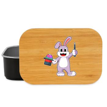 Bunny Easter Wizard - Lunch Box - black - Front