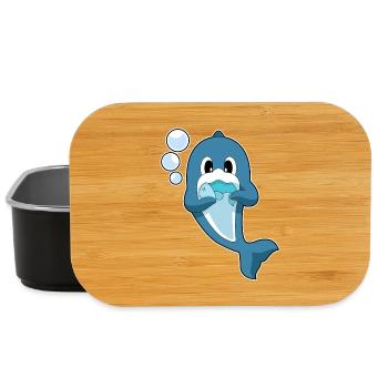 Dolphin Fish - Lunch Box - black - Front