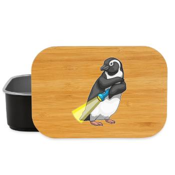 Lampe de poche pingouin - Boîte à goûter - noir - Devant