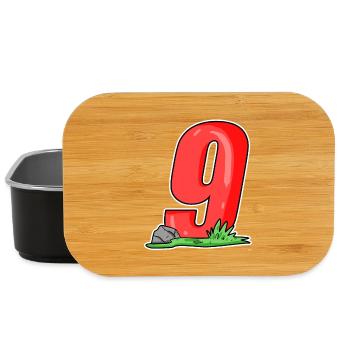 Number 9 Number - Lunch Box - black - Front
