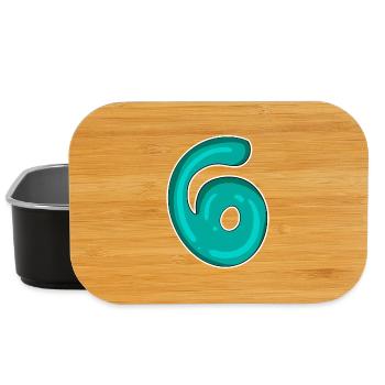 Number 6 Number - Lunch Box - black - Front