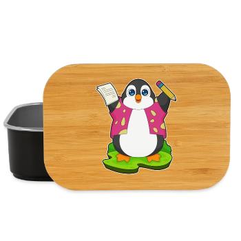 École Penguin Student Pencil - Boîte à goûter - noir - Devant