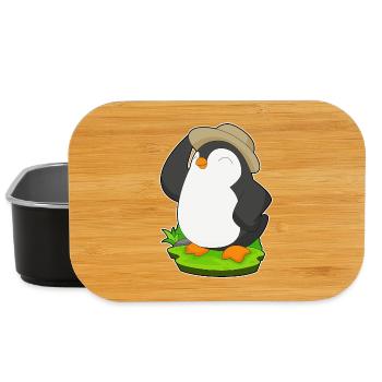 Pinguin Hut - Lunch Box - Schwarz - Vorne