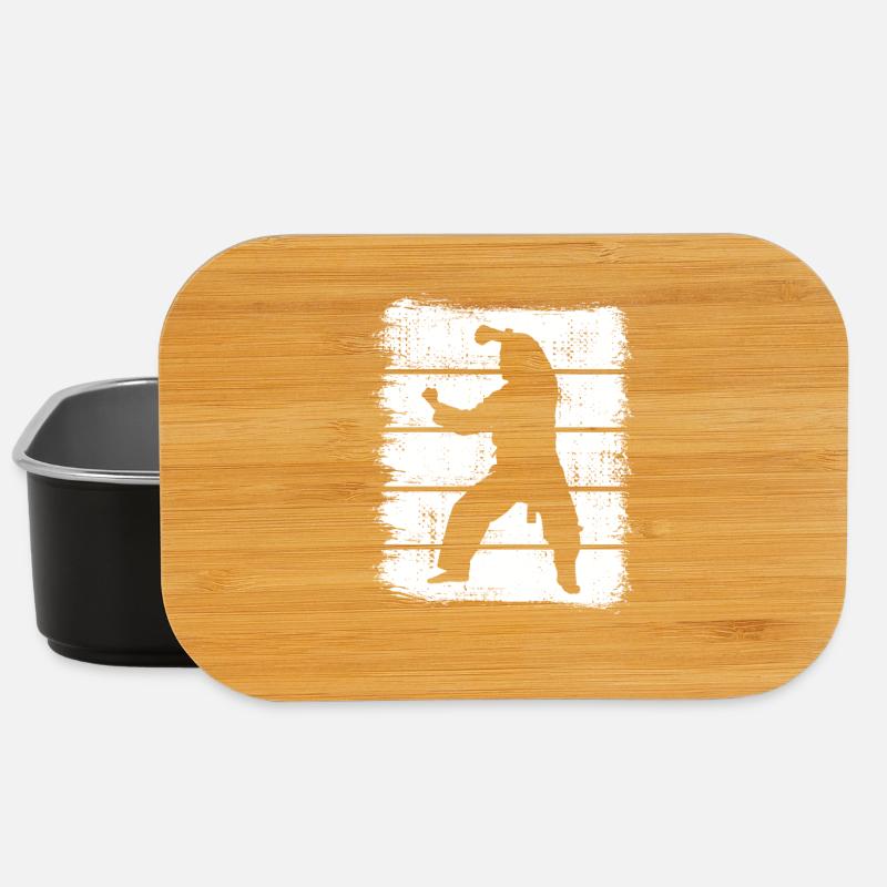 Croquis de karatéka - Boîte à goûter - noir