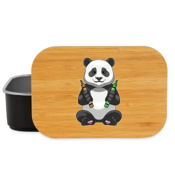 École de crayons Panda Student - Boîte à goûter - noir - Devant